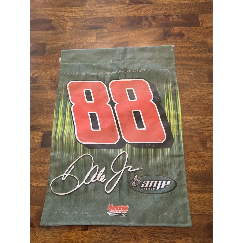 Dale Earnhardt Jr. #88 NASCAR Canvas Banner Flag Wall Art Man Cave 2007 Sku 6